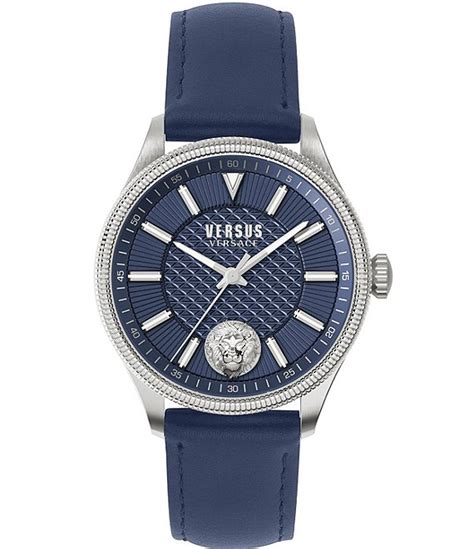 versus versace watch men's blue|versus Versace colonne men's watch.